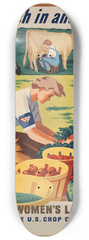 Hubert Morley - Pitch in and help! 8.25 inch art skate deck