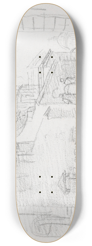 Hubert Robert - S. Rocco 8.25 inch art skate deck