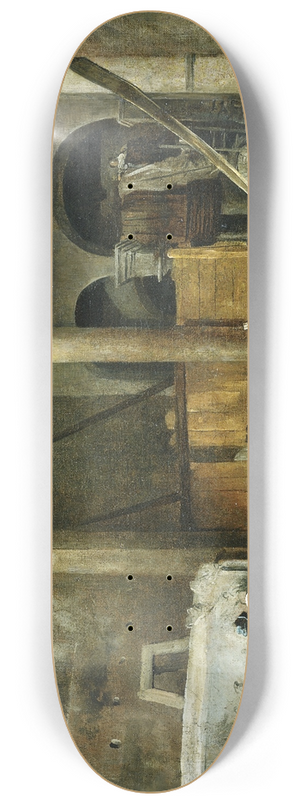 Hubert Robert - The Artists Studio 8.25 inch art skate deck
