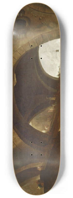 Hubert Robert - The OldBridge 8.25 inch art skate deck