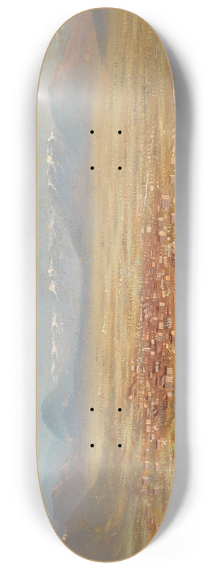 Hubert Sattler - Blick auf Bregenz 8.25 inch art skate deck