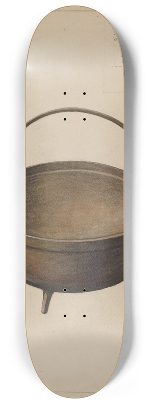 Hugh Clarke - Fireplace Kettle 8.25 inch art skate deck