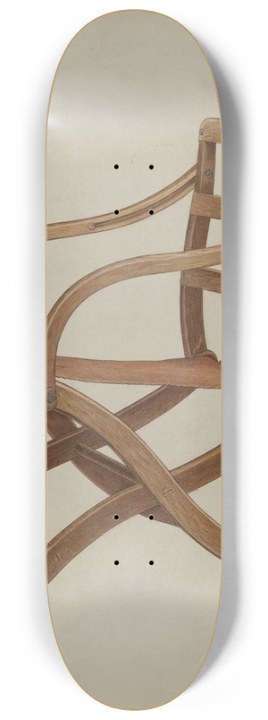 George C. Brown - Camp Chair 8.25 inch art skate deck