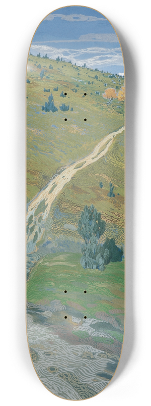 Hugo Baar - Gebirgsweg in den Beskiden 8.25 inch art skate deck