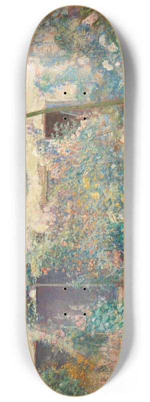 Hugo Charlemont - A Blossoming Garden 8.25 inch art skate deck