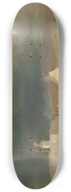 George Chambers - Port on a Stormy Day 8.25 inch art skate deck