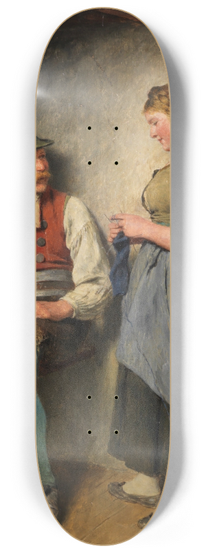 Hugo Kauffmann - Bursche und Mdl 8.25 inch art skate deck