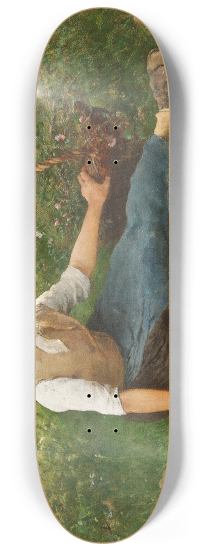 Hugo Salmson - Picking Flowers 8.25 inch art skate deck