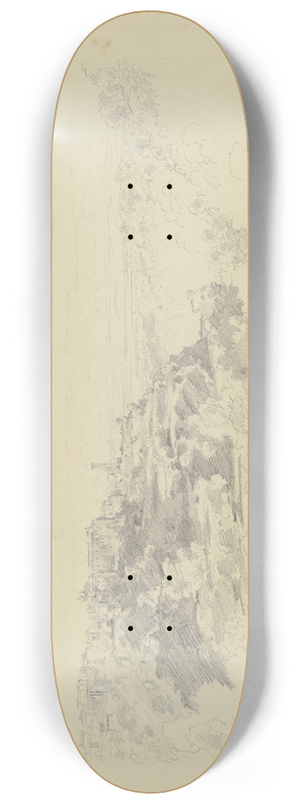 Alexander Gwinner - View on Tivoli 8.25 inch art skate deck Alexander Gwinner - View on Tivoli 8.25 inch art skate deck