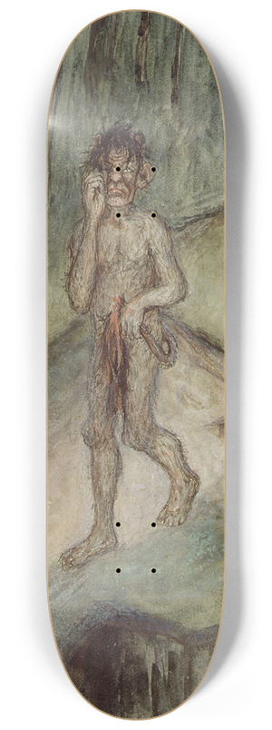 Hugo Simberg - Creature 8.25 inch art skate deck