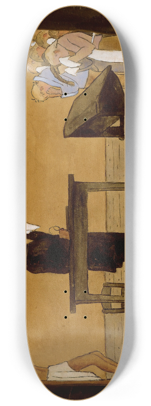 Hugo Simberg - For Thy Sake 8.25 inch art skate deck