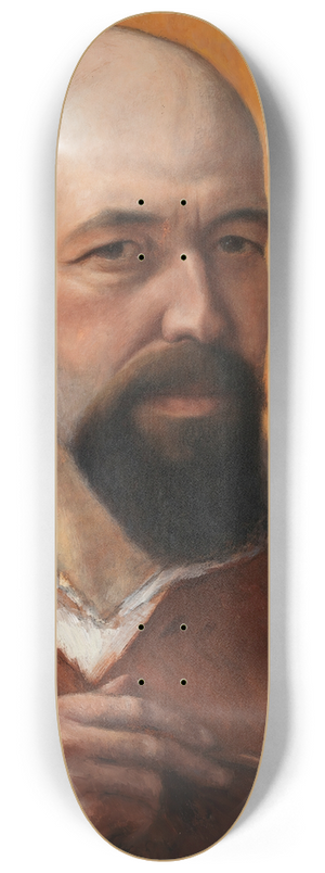 Hugo Simberg - Self-Portrait 8.25 inch art skate deck