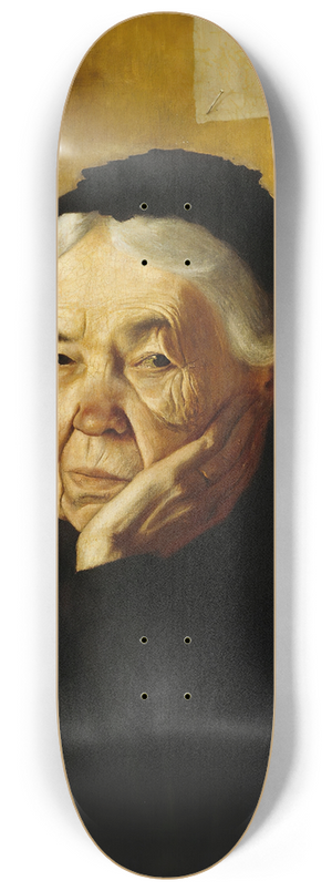 Hugo Simberg - The Artists Aunt 8.25 inch art skate deck