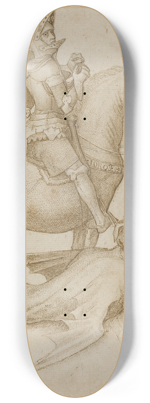 Hugo van der Goes - Saint George and the Dragon 8.25 inch art skate deck