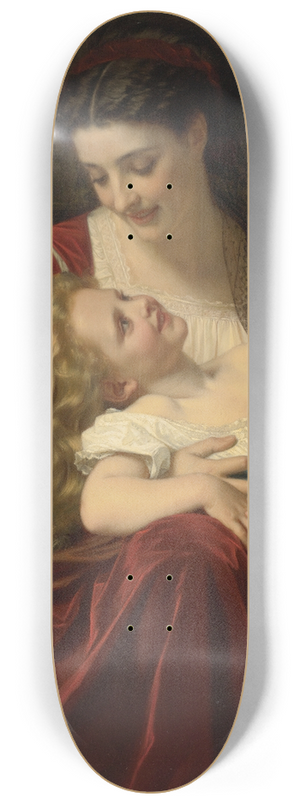Hugues Merle - Maternal Affection 8.25 inch art skate deck