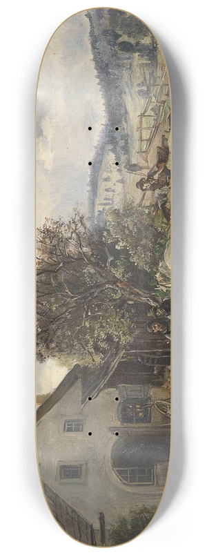 Ignaz Ellminger - Vor der Schmiede 8.25 inch art skate deck