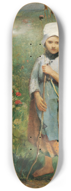 Ignc Ujvry - Shepherd Girl 8.25 inch art skate deck