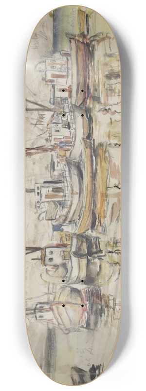 Igo Ptsch - Boote im Hafen 8.25 inch art skate deck