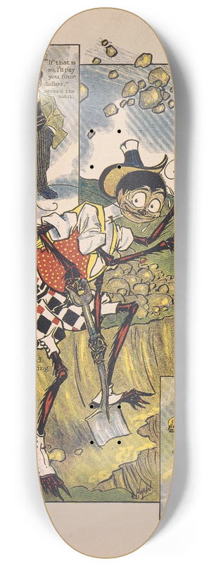 Ike Morgan - The Woggle-Bug book Pl.03 8.25 inch art skate deck