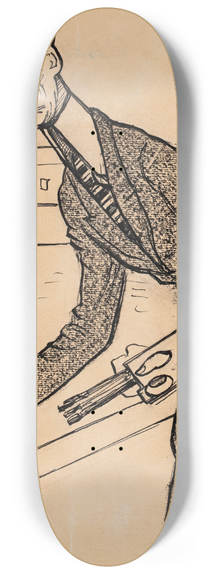 Ilmari Aalto - Ali Munsterhjelm 8.25 inch art skate deck