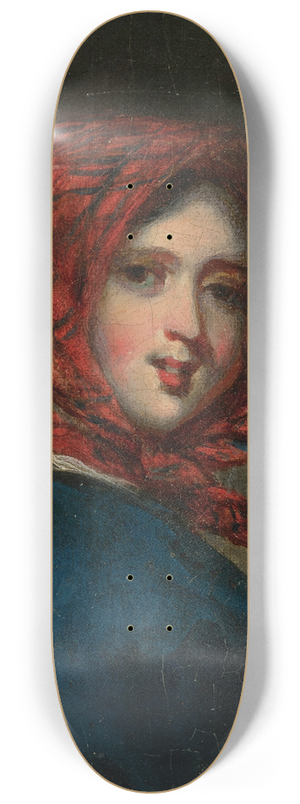 George Chinnery - A Tanka boatwoman, Macau 8.25 inch art skate deck