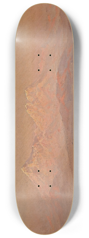Ilya Nikolaevich Zankovsky - Mountains At Sunset 8.25 inch art skate deck