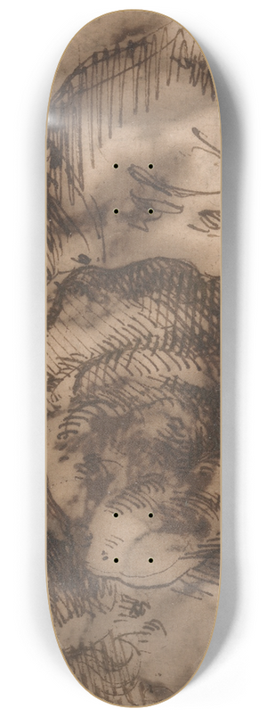 Inigo Jones - Three Half-Length Figures 8.25 inch art skate deck