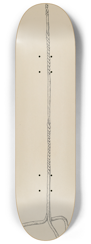 Irene Lawson - Rush and Candle Stand 8.25 inch art skate deck