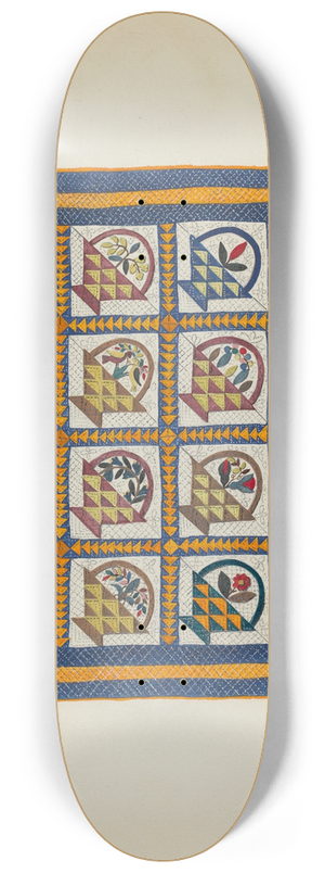 Irene Schaefer - Bedspread 8.25 inch art skate deck