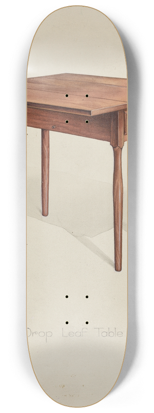 Irving I. Smith - Shaker Drop-leaf Table 8.25 inch art skate deck
