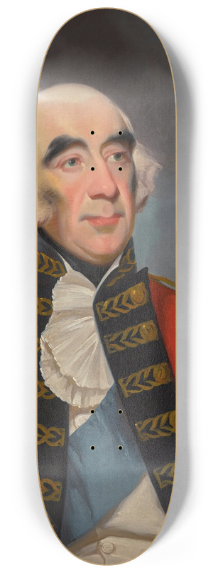 George Chinnery - Portrait Of Francis Rawdon-Hastings, Second Earl Of Moira And First Marquess Of Hastings 8.25 inch art skate deck