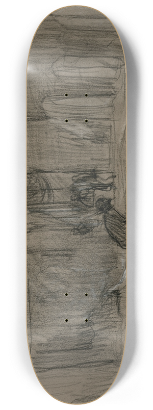 Isaac Israls - Interieur van een glasblazerij 3 8.25 inch art skate deck