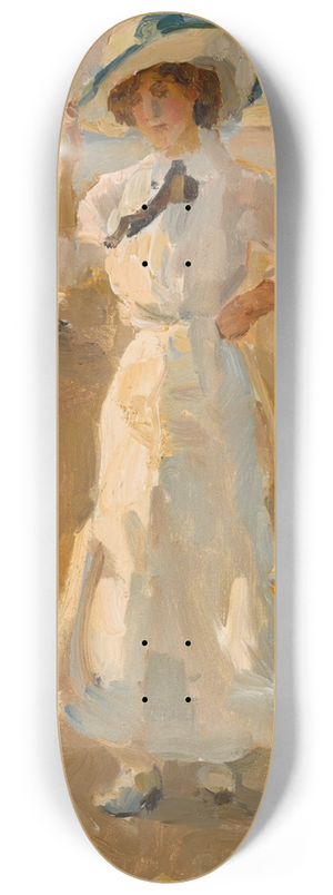 Isaac Israls - On the beach 8.25 inch art skate deck