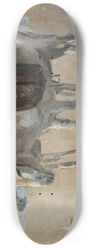 Isaac Israls - Two Donkeys 8.25 inch art skate deck