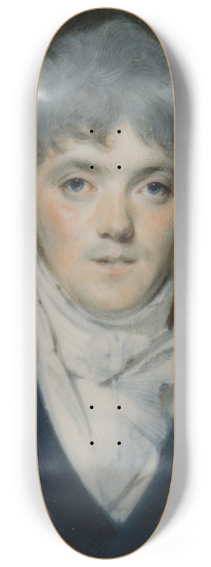 George Chinnery - Unknown Man 8.25 inch art skate deck