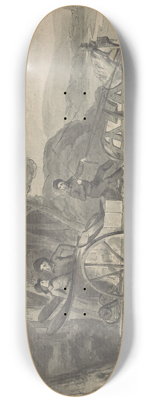 Isaac Weld - Canadian Calash or Marche-Donc 8.25 inch art skate deck