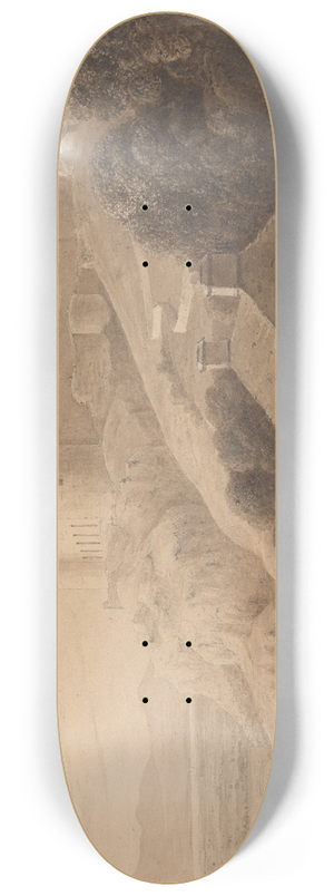 Isaac Weld - Harlech Castle 8.25 inch art skate deck