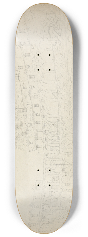 Isaac Weld - Interior Colosseum, Rome 8.25 inch art skate deck