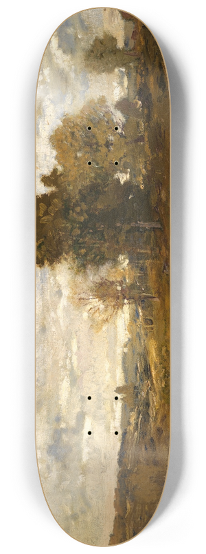 Alexander Helwig Wyant - Autumn At Arkville 8.25 inch art skate deck