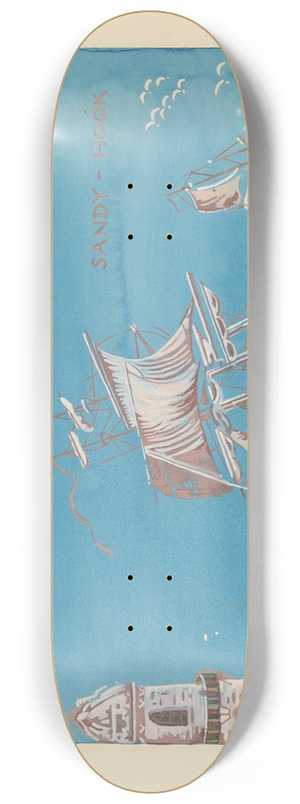 Isabella Ruth Doerfler - Bandbox Design 8.25 inch art skate deck