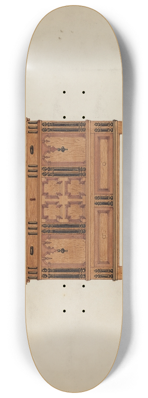 Isabella Ruth Doerfler - Chest with Two Drawers 8.25 inch art skate deck