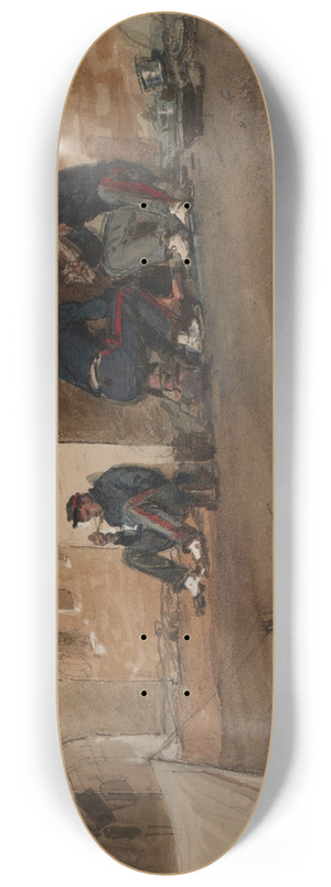 Isidore Pils - Auteuil 1870. 8.25 inch art skate deck