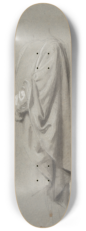 Isidore Pils - Drapery Study for a Cleric 8.25 inch art skate deck