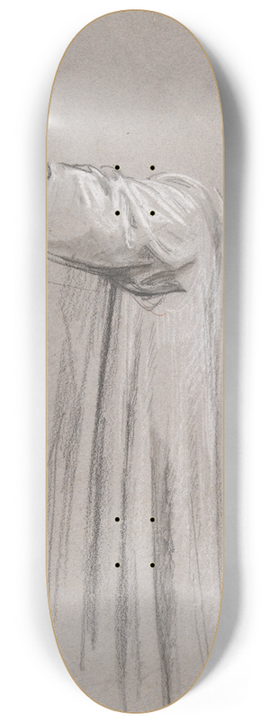 Isidore Pils - Drapery Study for a Monk 8.25 inch art skate deck