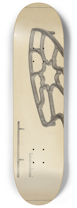 Isidore Sovensky - Flat Iron Holder 8.25 inch art skate deck