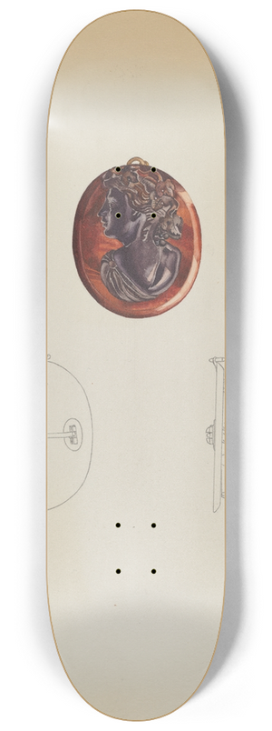 Isidore Steinberg - Brooch 8.25 inch art skate deck