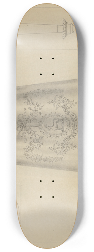 Isidore Steinberg - Silver Tankard 8.25 inch art skate deck