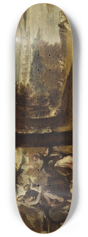 Italian School - The Flight into Egypt 8.25 inch art skate deck