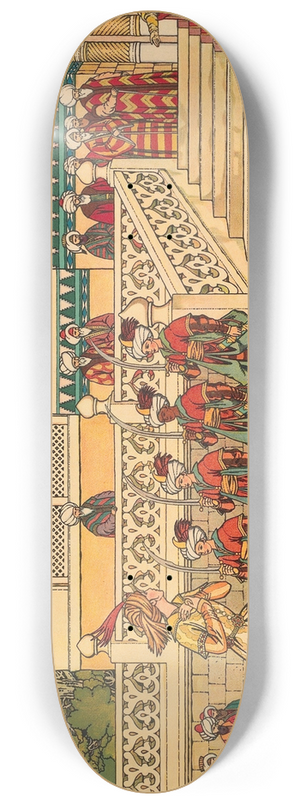 Ivan Bilibin - Arabian nights 8.25 inch art skate deck