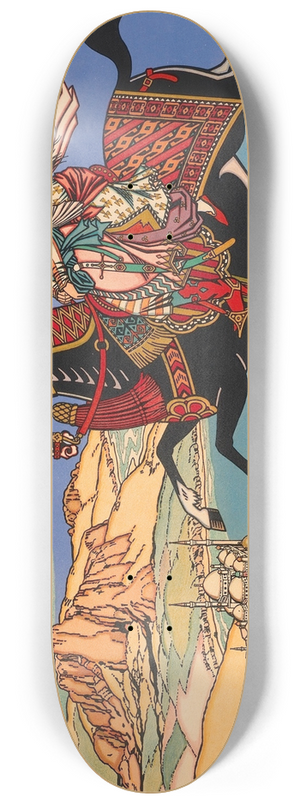 Ivan Bilibin - Illustrations for One Thousand and One Nights 8.25 inch art skate deck